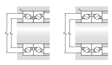 角接觸球軸承，品牌：SKF，尺寸圖3